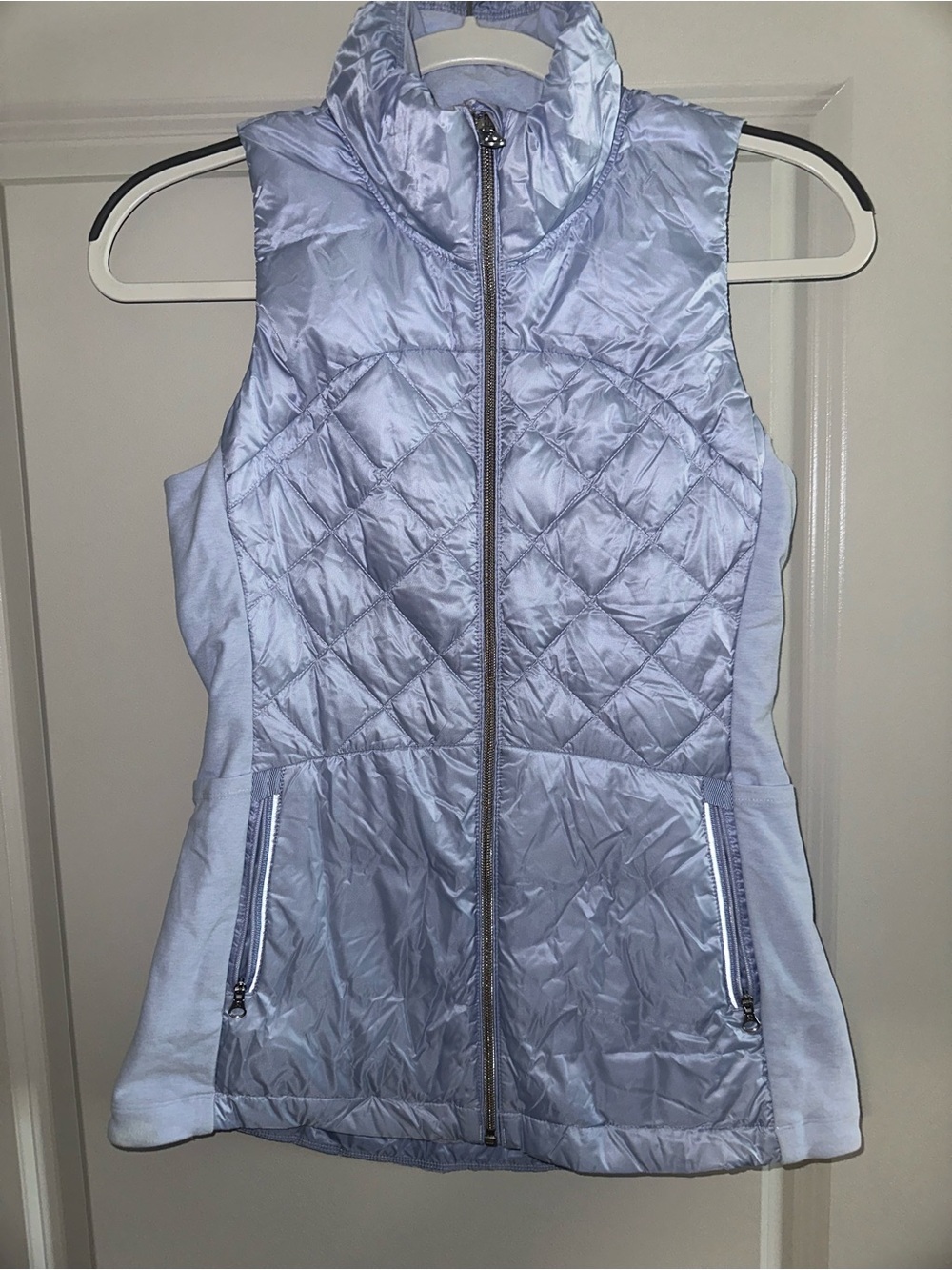 lululemon athletica Light Blue Quilted Hybrid Vest